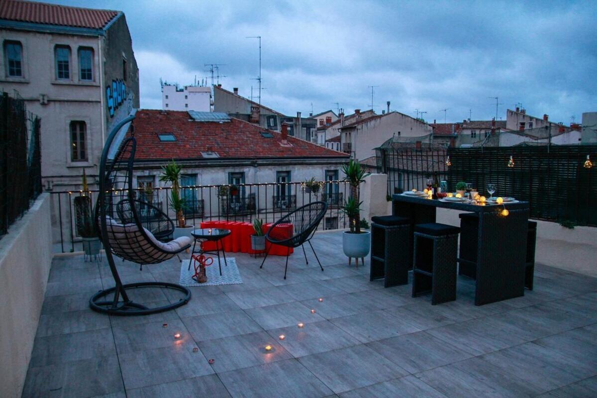 L'Amoureux - Terrasse Et Climatisation Coeur De Ville มงต์เปอลิเยร์ ภายนอก รูปภาพ